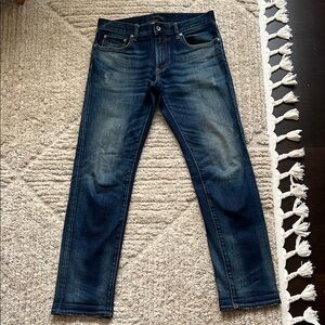 Uniqlo Blue Slim Jeans with Vintage Wash